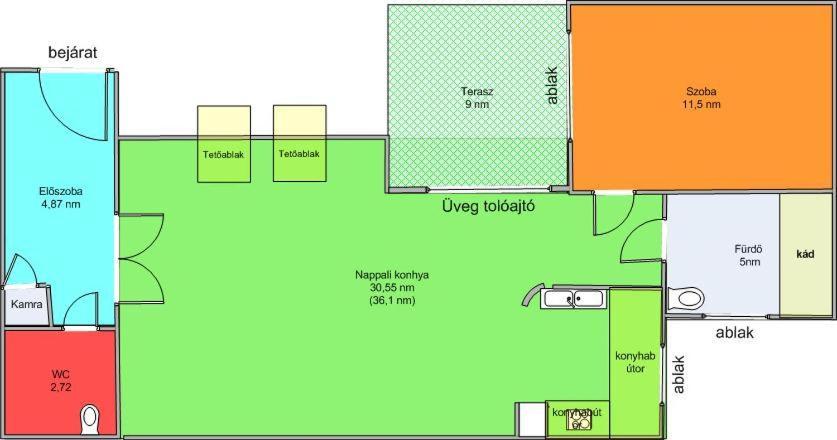 בודפשט Hb Downtown Sunny Apartman מראה חיצוני תמונה